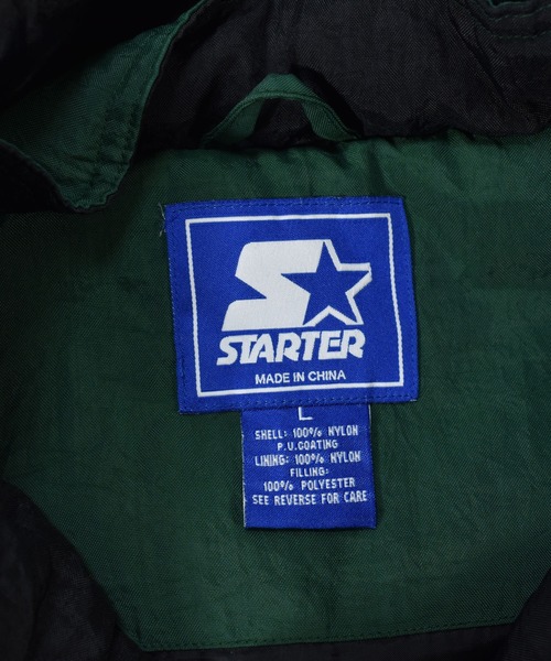 STARTER(スターター)の「【ヴィンテージ古着】90’s STARTER / スターター ”MICHIGAN STATE” 中綿入り アノラック ナイロンジャケット(ナイロンジャケット・メンズ・グリーン・LARGE)」の7枚目の写真