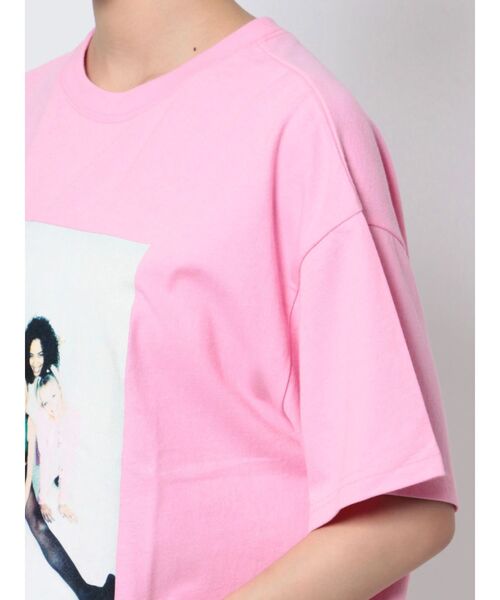 jouetie（ジュエティ）の「SPICE GIRLS BIG Tシャツ【コラボ】（Tシャツ/カットソー・レディース・ブラック/オフホワイト/ピンク・MEDIUM）」の14枚目の写真