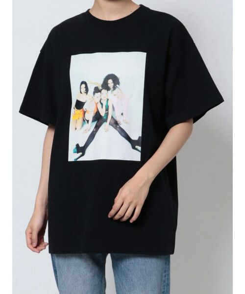 jouetie（ジュエティ）の「SPICE GIRLS BIG Tシャツ【コラボ】（Tシャツ/カットソー・レディース・ブラック/オフホワイト/ピンク・MEDIUM）」の21枚目の写真