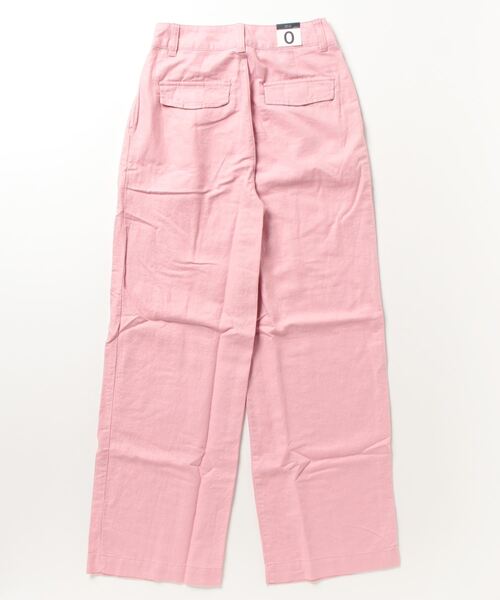 GAP（ギャップ）の「コットンリネン プリーツパンツ（その他パンツ・レディース・ピンク/ブラック/オフホワイト/グリーン・4/00/8/10/0/000/6/2）」の5枚目の写真