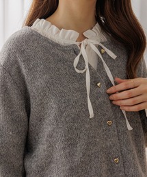 flower | ハートボタンカーディガン(カーディガン/ボレロ)