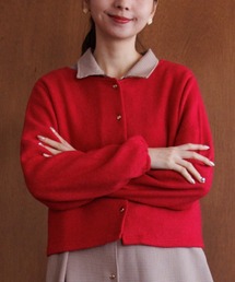 flower | ハートボタンカーディガン(カーディガン/ボレロ)