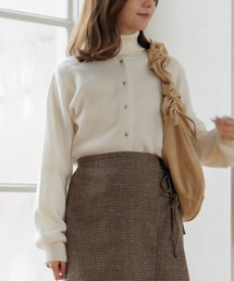 flower | ハートボタンカーディガン(カーディガン/ボレロ)