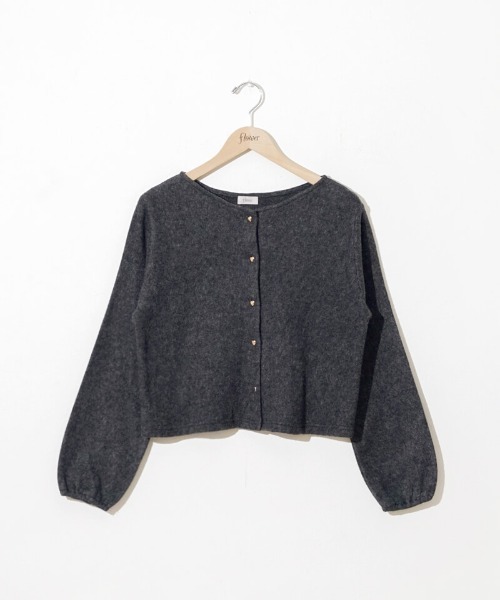flower（フラワー）の「ハートボタンカーディガン（カーディガン/ボレロ・レディース・グレー/ホワイト/レッド/ブラック・FREE）」の21枚目の写真
