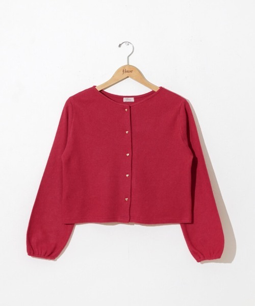flower（フラワー）の「ハートボタンカーディガン（カーディガン/ボレロ・レディース・グレー/ホワイト/レッド/ブラック・FREE）」の22枚目の写真