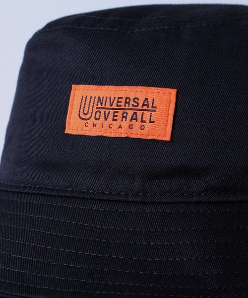 UNIVERSAL OVERALL（ユニバーサルオーバーオール）の「【UNIVERSAL OVERALL/ユニバーサルオーバーオール】ツイルバケットハット（ハット・メンズ・ブラック/ダークグリーン/ベージュ/アイボリー/スモーク/ピンク・F）」の8枚目の写真