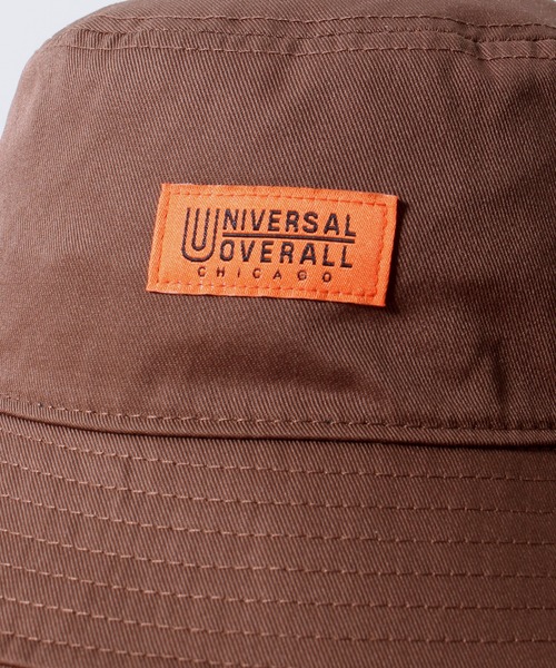 UNIVERSAL OVERALL（ユニバーサルオーバーオール）の「【UNIVERSAL OVERALL/ユニバーサルオーバーオール】ツイルバケットハット（ハット・メンズ・ブラック/ダークグリーン/ベージュ/アイボリー/スモーク/ピンク・F）」の9枚目の写真
