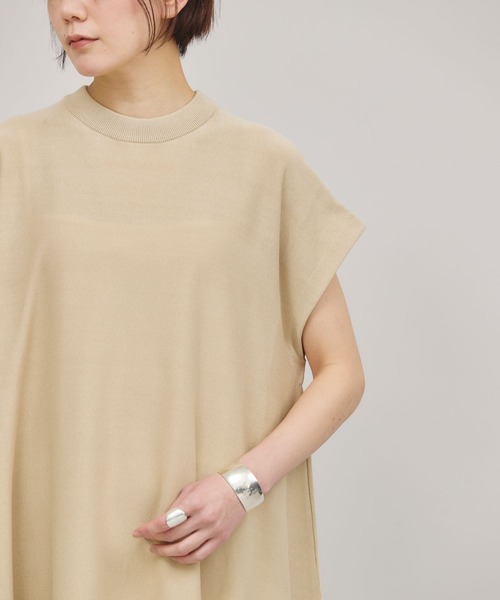 Curensology（カレンソロジー）の「Curensology(カレンソロジー)/ニットフレアワンピース（ワンピース・レディース・ネイビー/グレー/ピンク/ブラック/クリアブルー/ライトベージュ・FREE）」の20枚目の写真