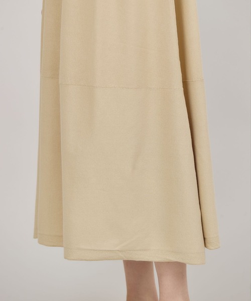 Curensology（カレンソロジー）の「Curensology(カレンソロジー)/ニットフレアワンピース（ワンピース・レディース・ネイビー/グレー/ピンク/ブラック/クリアブルー/ライトベージュ・FREE）」の21枚目の写真