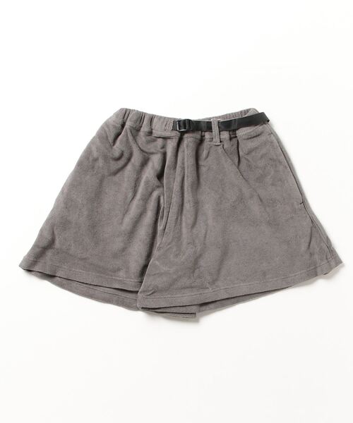 BEAVER（ビーバー）の「GRAMICCI/グラミチ　PILE FLARE SHORTS 　パイルフレアショーツ　GLP-21S060（その他パンツ・レディース・その他11/その他10/ベージュ/グレー・L/M/S）」の2枚目の写真