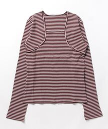 JUMELLE | ボレロデザインプルオーバー(Tシャツ/カットソー)