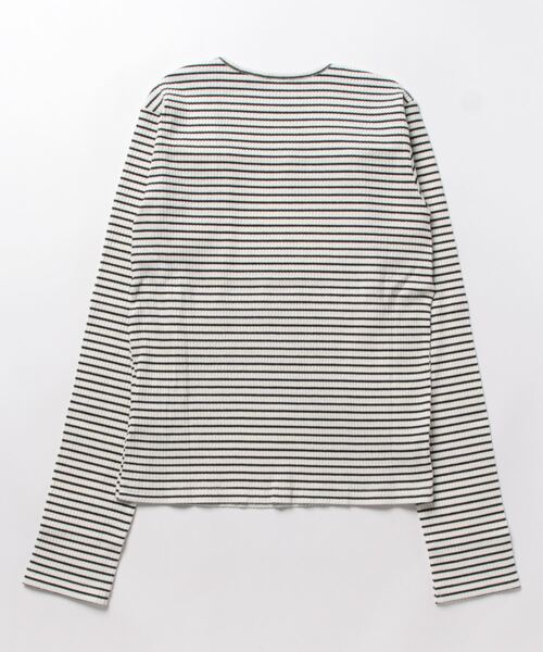 JUMELLE（ジュメロ）の「ボレロデザインプルオーバー（Tシャツ/カットソー・レディース・ホワイト/ブラウン・MEDIUM）」の3枚目の写真