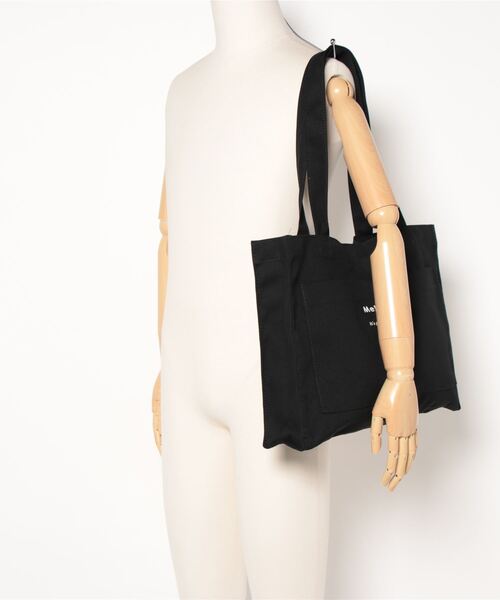 Me%（ミィパーセント）の「MPヨコワイドトート（トートバッグ・レディース・ブラック/アイボリー・FREE）」の3枚目の写真