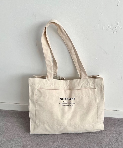 Me%（ミィパーセント）の「MPヨコワイドトート（トートバッグ・レディース・ブラック/アイボリー・FREE）」の14枚目の写真
