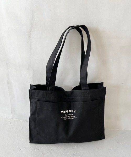 Me%（ミィパーセント）の「MPヨコワイドトート（トートバッグ・レディース・ブラック/アイボリー・FREE）」の15枚目の写真