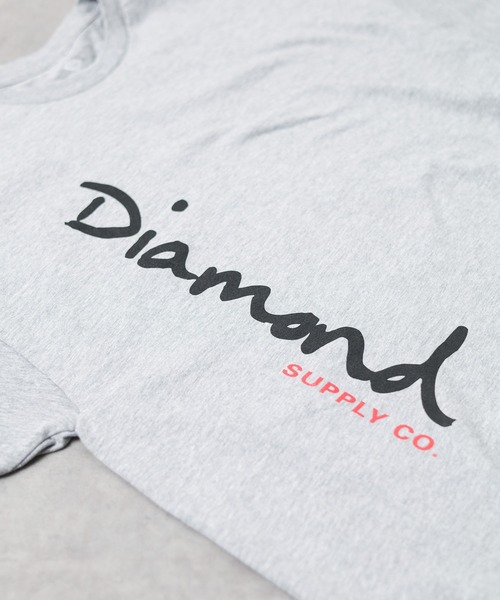 Diamond SUPPLY CO.(ダイアモンドサプライ)の「【DIAMOND SUPPLY/ダイアモンドサプライ】OG SCRIPT SS TEE(Tシャツ/カットソー・メンズ・グレー/ブラック・X-LARGE/MEDIUM/LARGE)」の4枚目の写真
