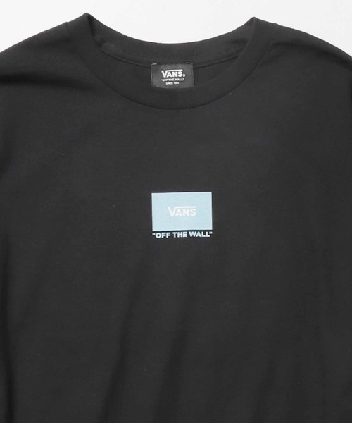 VANS(バンズ)の「VANS/バンズ M RECTANGLE LOGO S/S TEE Tシャツ(Tシャツ/カットソー・メンズ・ブルー/ブラック/ブラウン/ホワイト・M/L/XL)」の3枚目の写真