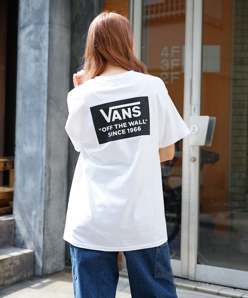 VANS(バンズ)の「VANS/バンズ M RECTANGLE LOGO S/S TEE Tシャツ(Tシャツ/カットソー・メンズ・ブルー/ブラック/ブラウン/ホワイト・M/L/XL)」の16枚目の写真