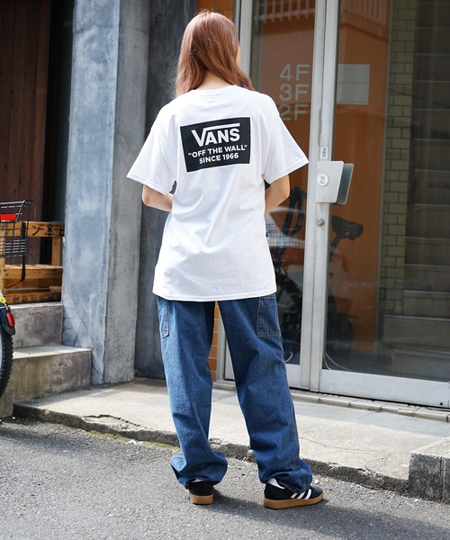 VANS(バンズ)の「VANS/バンズ M RECTANGLE LOGO S/S TEE Tシャツ(Tシャツ/カットソー・メンズ・ブルー/ブラック/ブラウン/ホワイト・M/L/XL)」の18枚目の写真