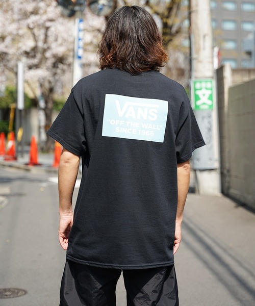 VANS(バンズ)の「VANS/バンズ M RECTANGLE LOGO S/S TEE Tシャツ(Tシャツ/カットソー・メンズ・ブルー/ブラック/ブラウン/ホワイト・M/L/XL)」の21枚目の写真