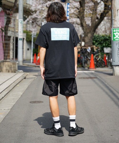 VANS(バンズ)の「VANS/バンズ M RECTANGLE LOGO S/S TEE Tシャツ(Tシャツ/カットソー・メンズ・ブルー/ブラック/ブラウン/ホワイト・M/L/XL)」の22枚目の写真