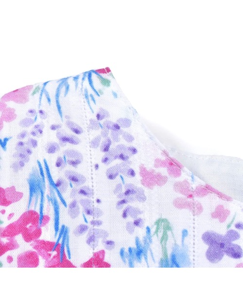 BeBe(ベベ)の「BeBe/【お揃い】プロヴァンスフラワープリントコットンワンピースベビー(80~90cm)(ロンパース・キッズ・パープル系その他・80/90)」の6枚目の写真