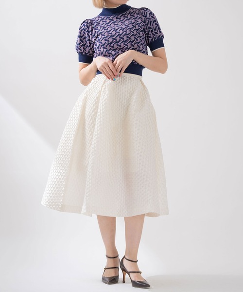 qumerry.（キュメリ）の「ジオメパターンショートプルオーバー（その他トップス・レディース・ブルー系その他/オレンジ系その他・FREE）」の8枚目の写真