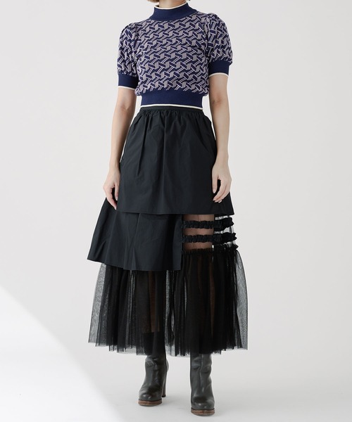 qumerry.（キュメリ）の「ジオメパターンショートプルオーバー（その他トップス・レディース・ブルー系その他/オレンジ系その他・FREE）」の15枚目の写真