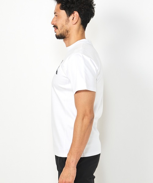 MEN'S BIGI（メンズビギ）の「【1PIU1UGUALE3 RELAX】シルケットポンチアーチロゴTシャツ（Tシャツ/カットソー・メンズ・ホワイト/ブラック・01/02/03）」の6枚目の写真