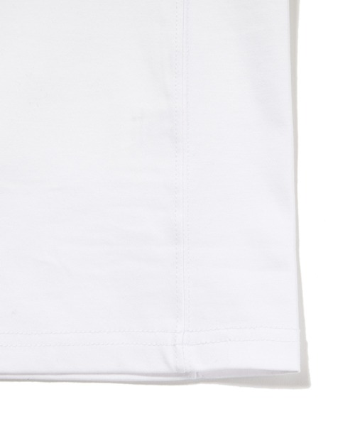 MEN'S BIGI（メンズビギ）の「【1PIU1UGUALE3 RELAX】シルケットポンチアーチロゴTシャツ（Tシャツ/カットソー・メンズ・ホワイト/ブラック・01/02/03）」の12枚目の写真