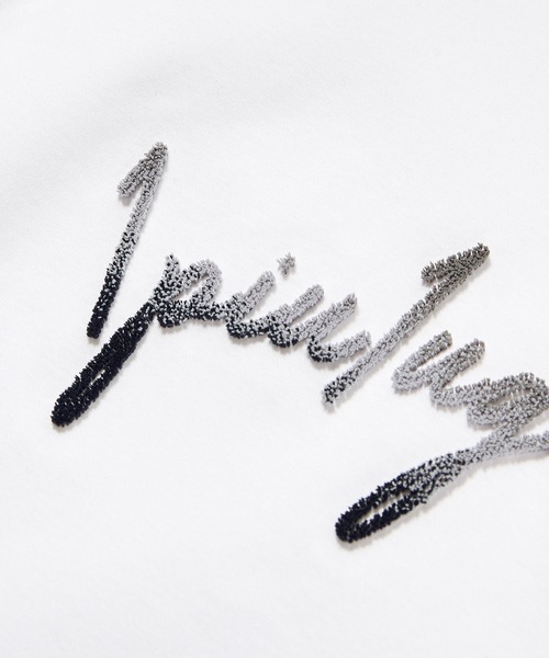 MEN'S BIGI（メンズビギ）の「【1PIU1UGUALE3 RELAX】シルケットポンチアーチロゴTシャツ（Tシャツ/カットソー・メンズ・ホワイト/ブラック・01/02/03）」の13枚目の写真