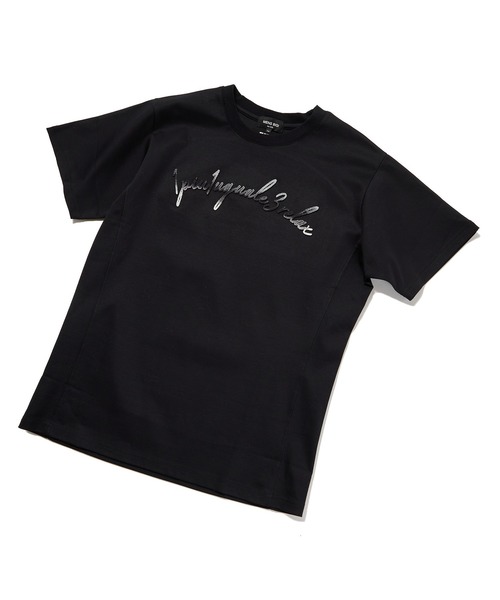 MEN'S BIGI（メンズビギ）の「【1PIU1UGUALE3 RELAX】シルケットポンチアーチロゴTシャツ（Tシャツ/カットソー・メンズ・ホワイト/ブラック・01/02/03）」の14枚目の写真