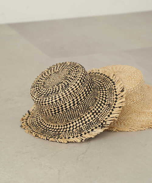 N.（N. Natural Beauty Basic）（エヌエヌナチュラルビューティーベーシック）の「柄編みハット（ハット・レディース・ホワイト/ブラック系その他・FREE）」の15枚目の写真