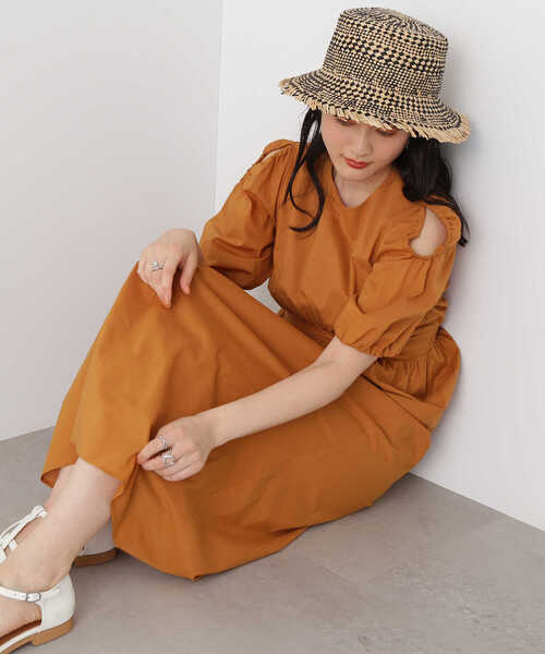 N.（N. Natural Beauty Basic）（エヌエヌナチュラルビューティーベーシック）の「柄編みハット（ハット・レディース・ホワイト/ブラック系その他・FREE）」の3枚目の写真