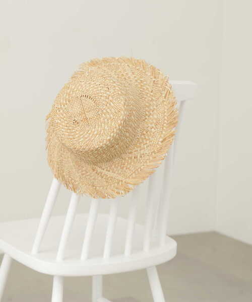 N.（N. Natural Beauty Basic）（エヌエヌナチュラルビューティーベーシック）の「柄編みハット（ハット・レディース・ホワイト/ブラック系その他・FREE）」の6枚目の写真