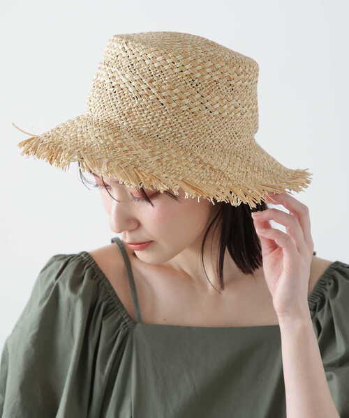 N.（N. Natural Beauty Basic）（エヌエヌナチュラルビューティーベーシック）の「柄編みハット（ハット・レディース・ホワイト/ブラック系その他・FREE）」の7枚目の写真