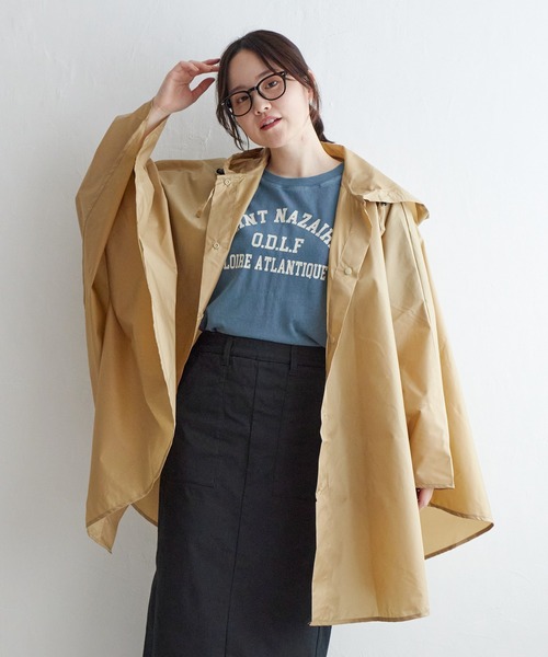 LBC（エルビーシー）の「レインポンチョ 無地（レインコート/ポンチョ・レディース・ネイビー/ベージュ・FREE）」の13枚目の写真