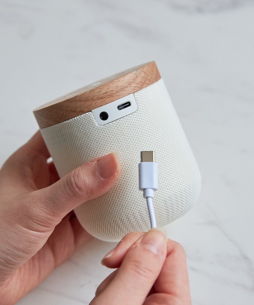 BIRTHDAY BAR（バースデイバー）の「RERUU ワイヤレススピーカー360°（スピーカー・レディース・ウッド・フリー）」の5枚目の写真