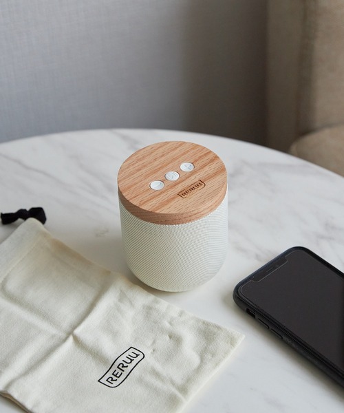 BIRTHDAY BAR（バースデイバー）の「RERUU ワイヤレススピーカー360°（スピーカー・レディース・ウッド・フリー）」の4枚目の写真