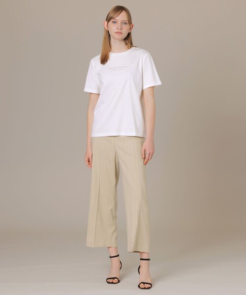 MACKINTOSH LONDON（マッキントッシュ ロンドン）の「スタッズロゴTシャツ（Tシャツ/カットソー・レディース・ブラック/オフホワイト・40/38）」の7枚目の写真