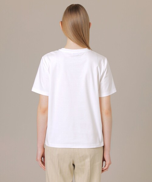 MACKINTOSH LONDON（マッキントッシュ ロンドン）の「スタッズロゴTシャツ（Tシャツ/カットソー・レディース・ブラック/オフホワイト・40/38）」の3枚目の写真