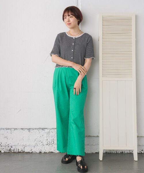 RETRO GIRL(レトロガール)の「テレコカットカーデ(Tシャツ/カットソー・レディース・イエロー/ブルー/ホワイト/ブラック系その他3・FREE)」の20枚目の写真