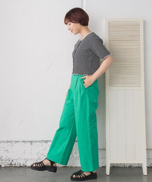 RETRO GIRL(レトロガール)の「テレコカットカーデ(Tシャツ/カットソー・レディース・イエロー/ブルー/ホワイト/ブラック系その他3・FREE)」の21枚目の写真