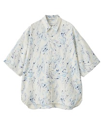 PUBLIC TOKYO | 【EC限定展開】マルチプリントトロミオーバーシャツ　｜接触冷感/速乾/UVカット(シャツ/ブラウス)