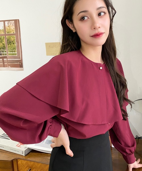 moment+（モーメントプラス）の「スタンドカラー衿取り外し