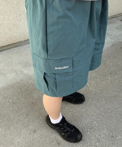BROKEN BASE(ブロークンベース)の「コットンナイロンカーゴショートパンツ(カーゴパンツ・メンズ・レッド/ブルー/チャコールグレー/ネイビー・MEDIUM/LARGE)」の21枚目の写真
