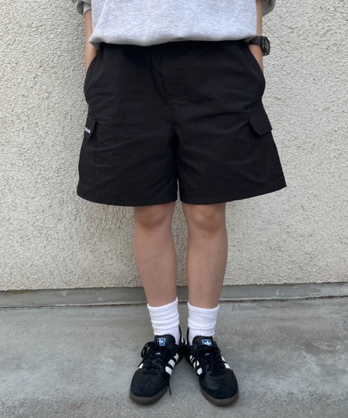 BROKEN BASE(ブロークンベース)の「コットンナイロンカーゴショートパンツ(カーゴパンツ・メンズ・レッド/ブルー/チャコールグレー/ネイビー・MEDIUM/LARGE)」の8枚目の写真