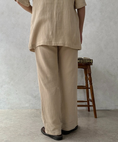 apres jour clair（アプレジュールクレア）の「【apres jour clair】【SET UP可能】ストレートパンツ【ZOZOTOWN限定アイテム】（その他パンツ・レディース・ライトブラウン/ライトベージュ/アイボリー・X-LARGE/フリー）」の7枚目の写真