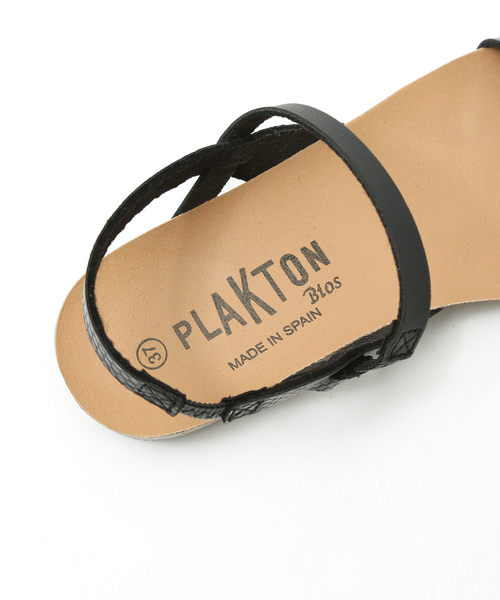 PICHE ABAHOUSE（ピシェ アバハウス）の「●PLAKTON フットベッドベルトサンダル（サンダル・レディース・ブラック/シャンパン/その他・38/37/36）」の16枚目の写真