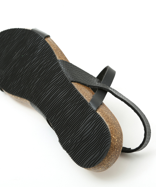 PICHE ABAHOUSE（ピシェ アバハウス）の「●PLAKTON フットベッドベルトサンダル（サンダル・レディース・ブラック/シャンパン/その他・38/37/36）」の18枚目の写真